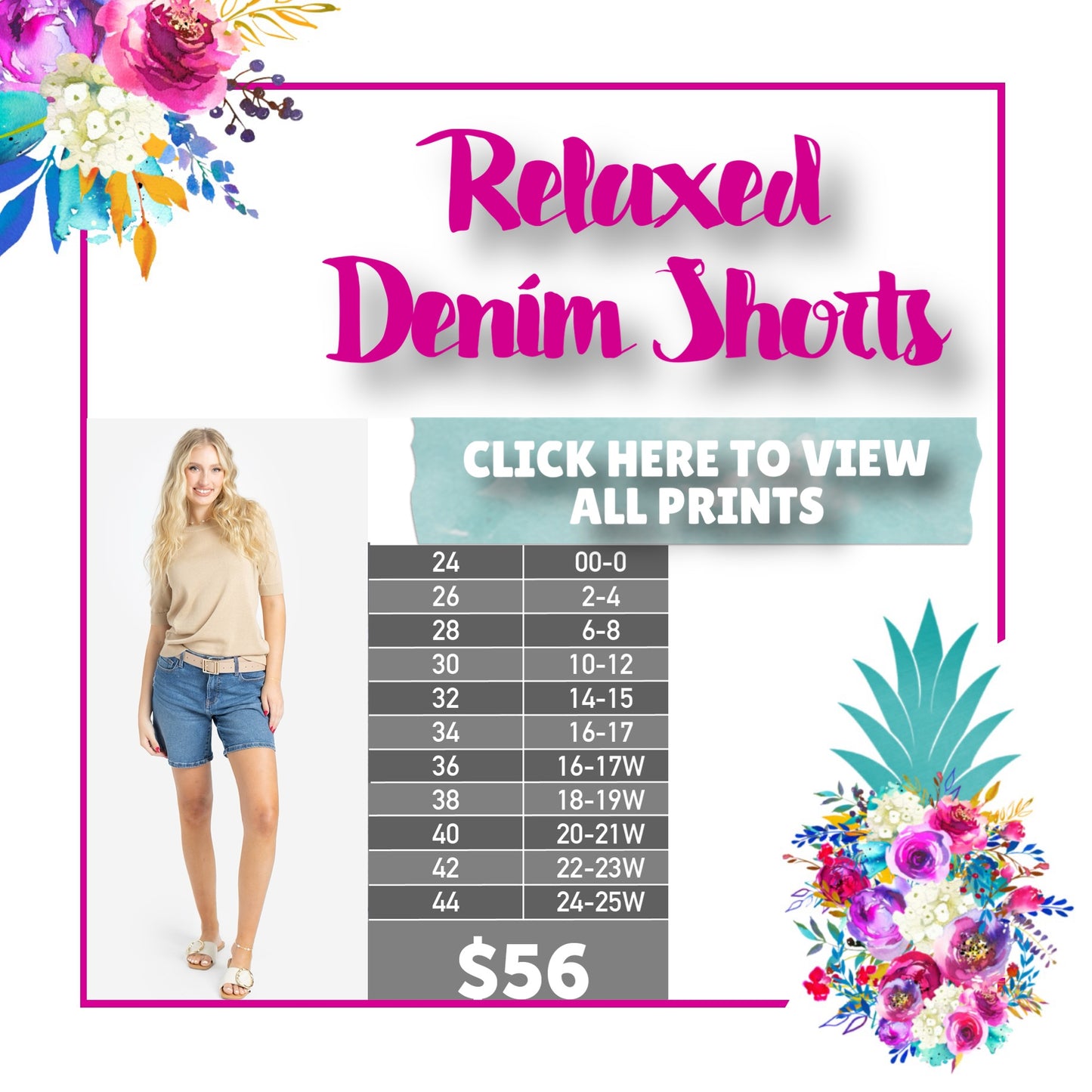 Relaxed Denim Shorts