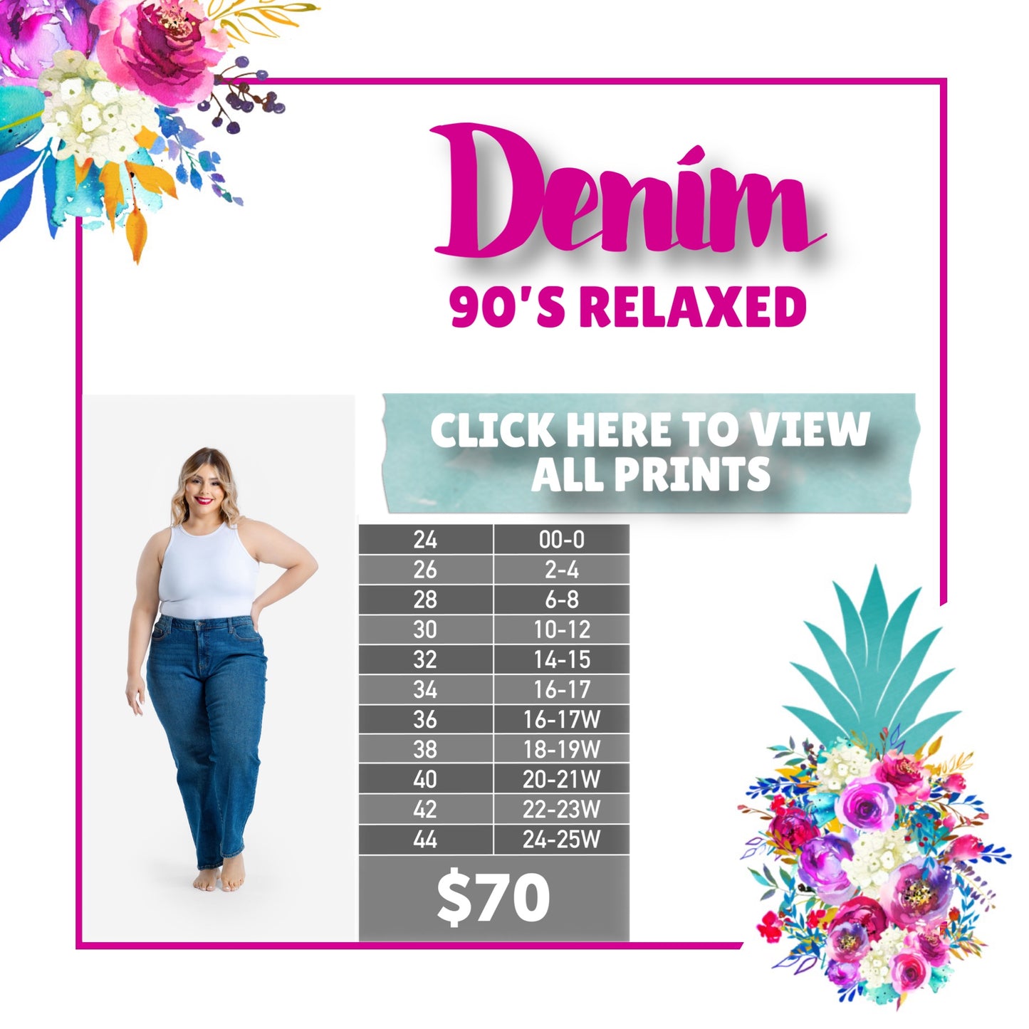90's Relaxed Denim